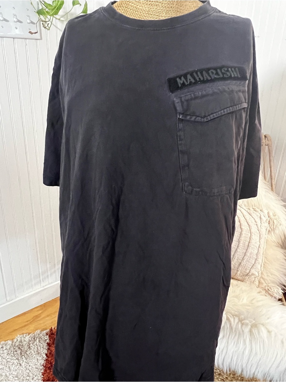 Maharishi organic pocket tea with military label size Large